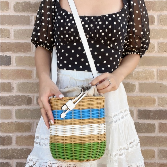 NWT Kate Spade Bucket Shoulder Crossbody Drawstring Bag - Picture 4 of 6